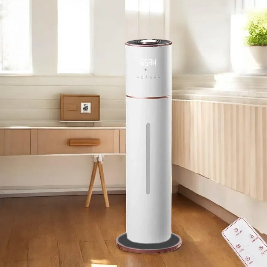 Humidifier Floor-standing Humidifier Air Conditioning Room Spray Machine Household Mute Bedroom Air Purification Large Capacity Fog Machine Whisper Quiet Humidifier